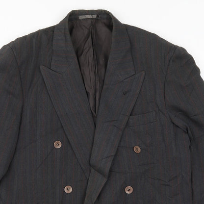 Mens UK Size 40 Preworn Regular Grey Suit Jacket