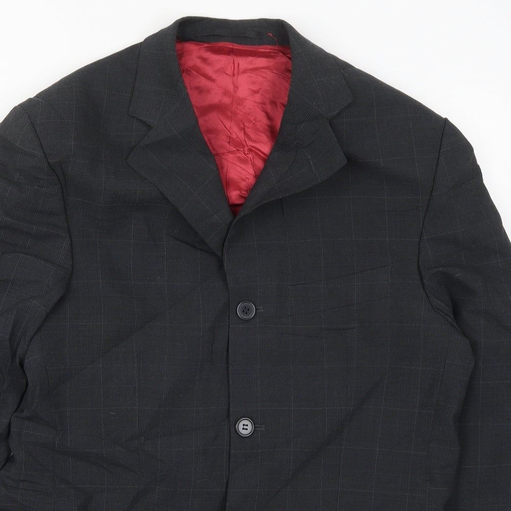 Mens UK Size 36 Hugo James Regular Grey Suit Jacket