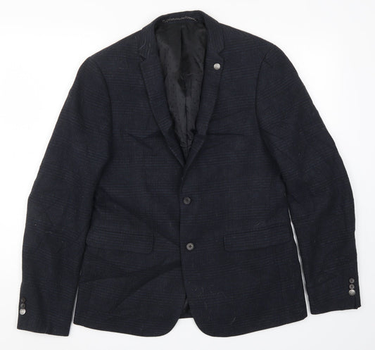Mens UK Size M Burton Regular Blue Suit Jacket