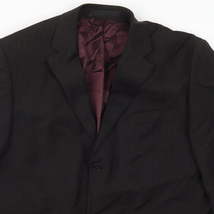 Mens UK Size 42 Burton Regular Brown Suit Jacket