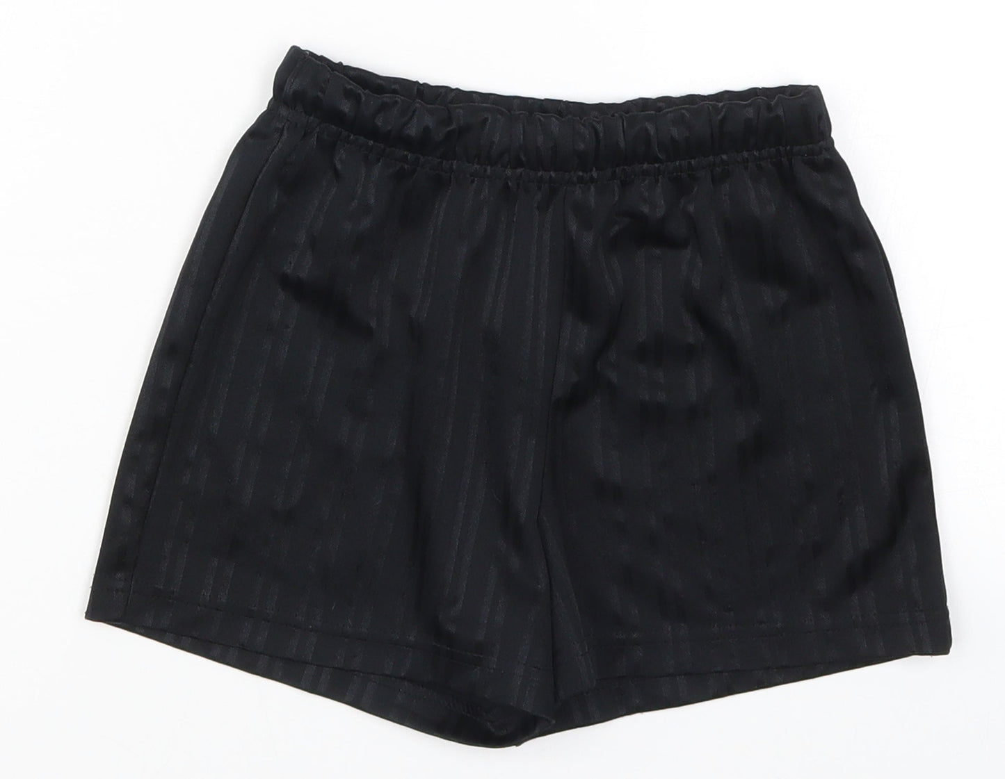 Matalan Boys Black Striped  Sweat Shorts Size 5 Years