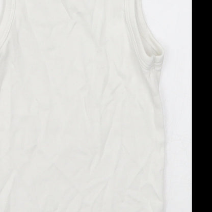 F&F Boys White   Basic Tank Size 2-3 Years