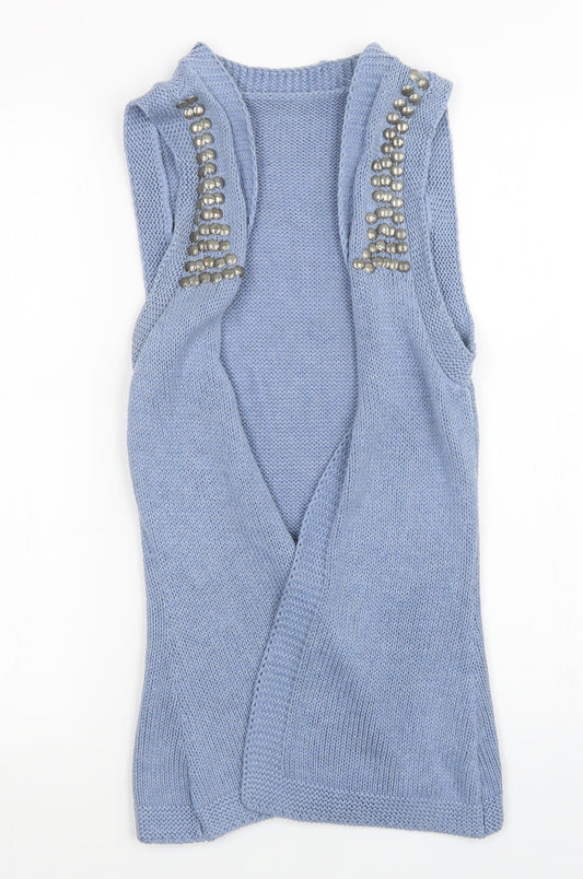 George Womens Blue  Knit Cardigan Jumper Size 10