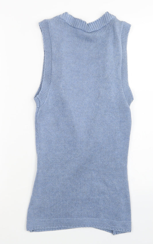 George Womens Blue  Knit Cardigan Jumper Size 10
