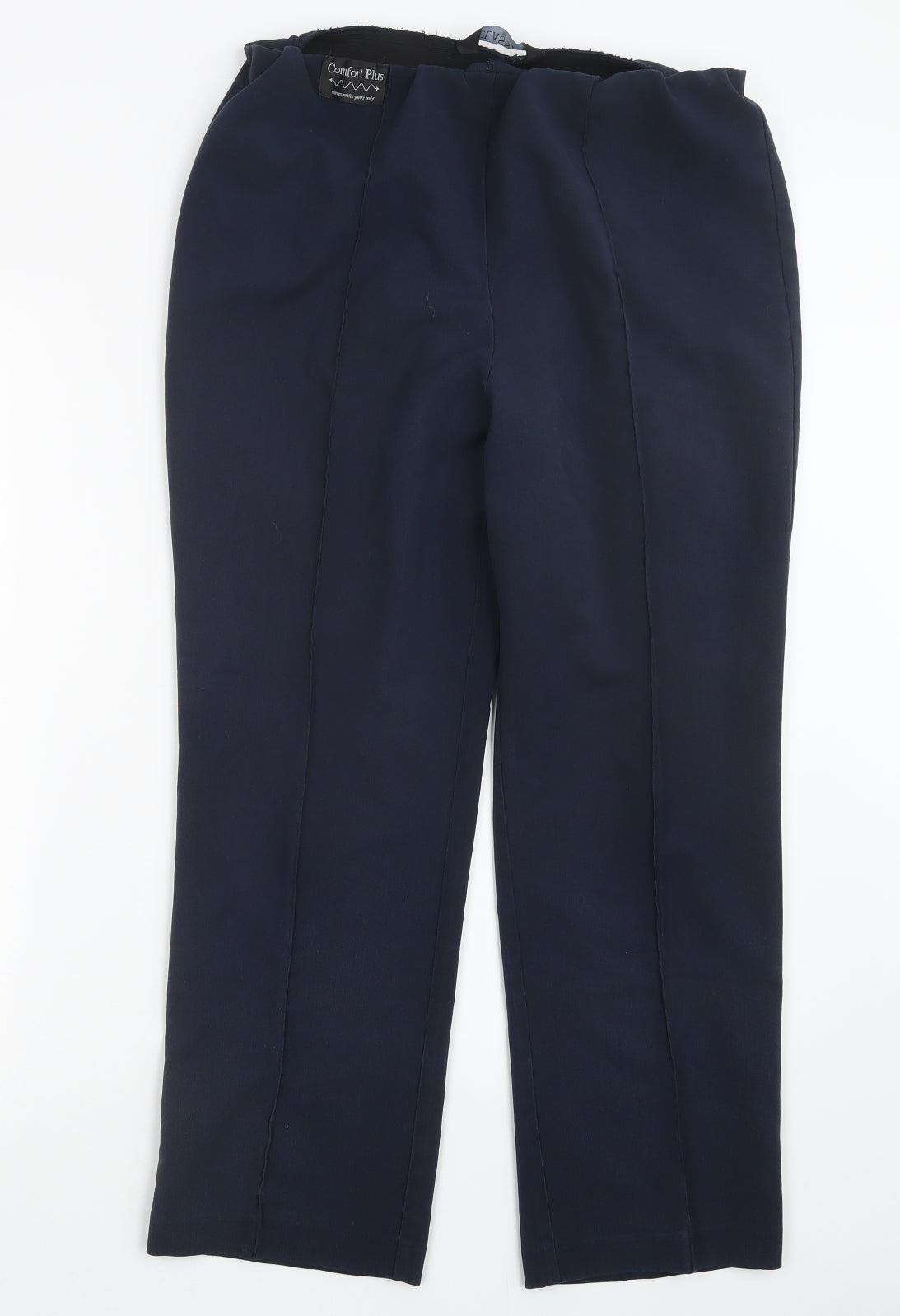 Womens UK Size 14 Classic Regular Fit  Blue Trousers
