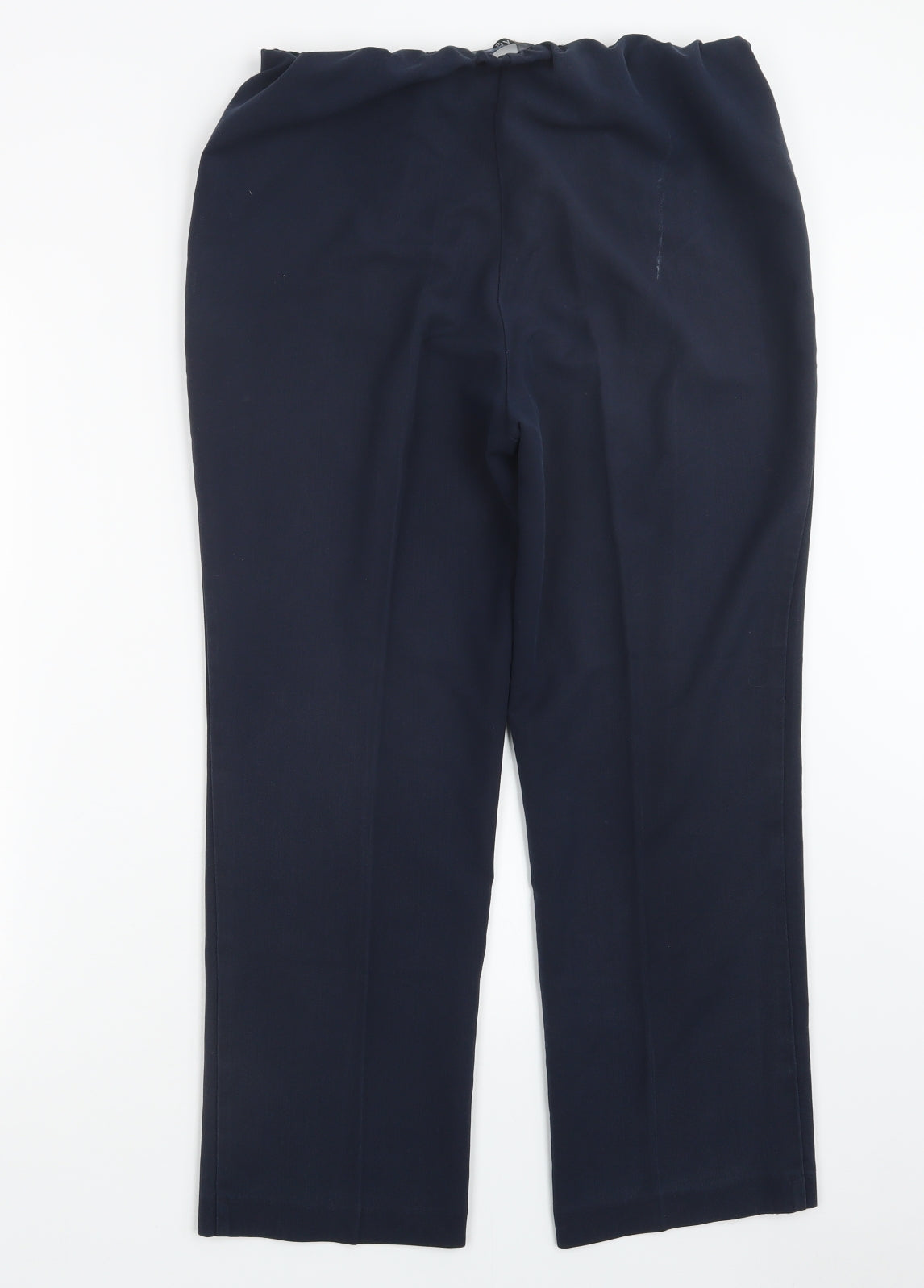 Womens UK Size 14 Classic Regular Fit  Blue Trousers