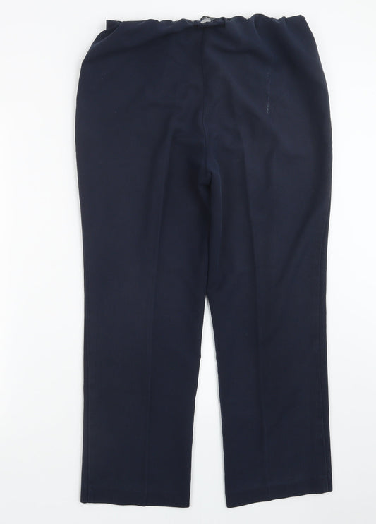 Classic Womens Blue   Trousers  Size 14 L26.5 in