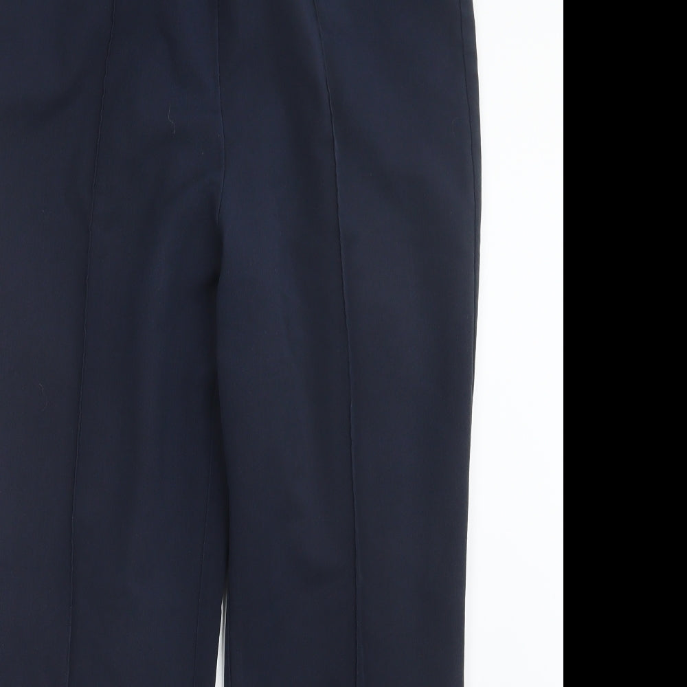 Womens UK Size 14 Classic Regular Fit  Blue Trousers