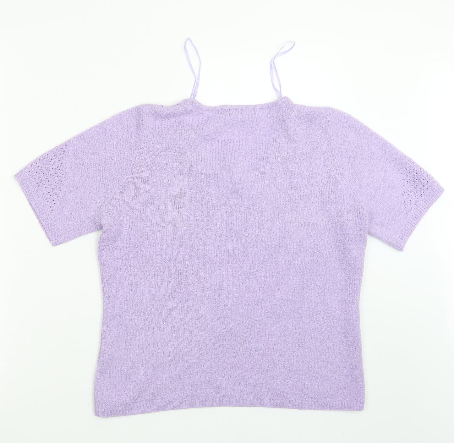 Womens UK Size S BM Purple Pullover Jumper
