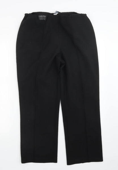 Classic Womens Black   Trousers  Size 14 L26.5 in