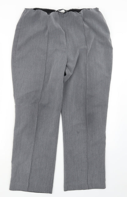 Bonmarché Womens Grey   Trousers  Size 14 L26.5 in