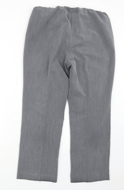 Bonmarché Womens Grey   Trousers  Size 14 L26.5 in
