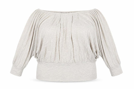 Womens UK Size 14 Bay Beige Basic Blouse