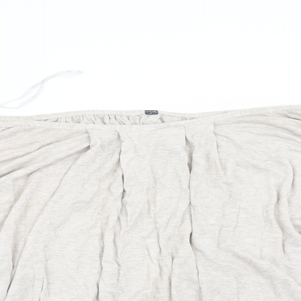 Bay Womens Beige   Basic Blouse Size 14