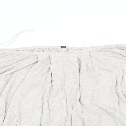 Bay Womens Beige   Basic Blouse Size 14