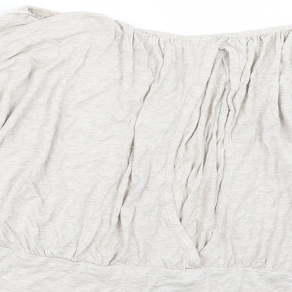 Bay Womens Beige   Basic Blouse Size 14