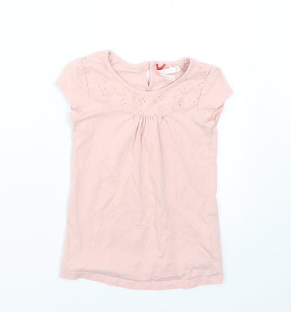 NEXT Girls Pink   Basic Blouse Size 5 Years
