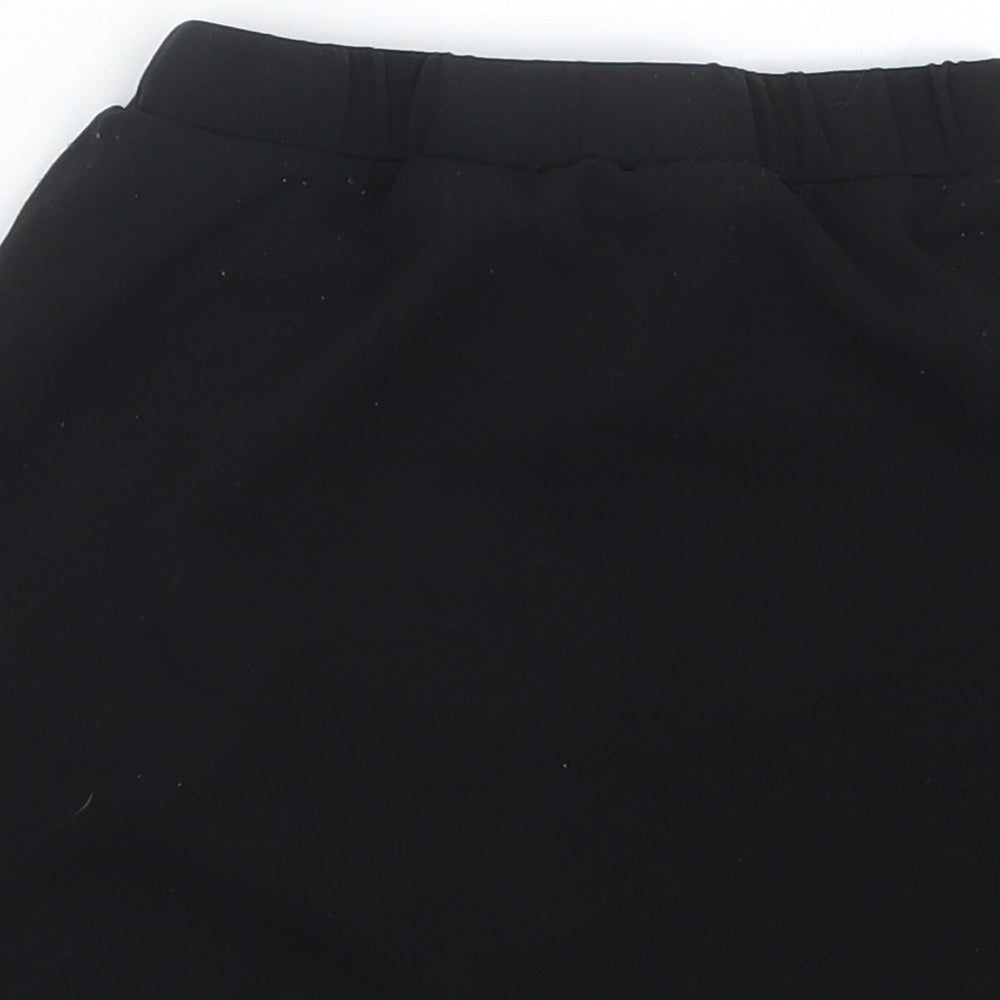SheIn Girls Black   Straight & Pencil Skirt Size 9 Years