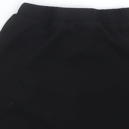 SheIn Girls Black   Straight & Pencil Skirt Size 9 Years