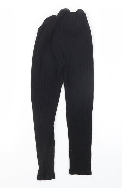 SheIn Girls Black   Carrot Trousers Size 9 Years