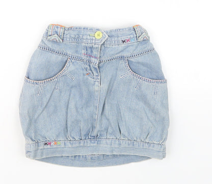 Cherokee Girls Blue  Denim Straight & Pencil Skirt Size 5-6 Years