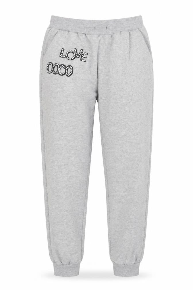 Womens UK Size S Cherry Koko Regular Fit Jogger Grey Trousers