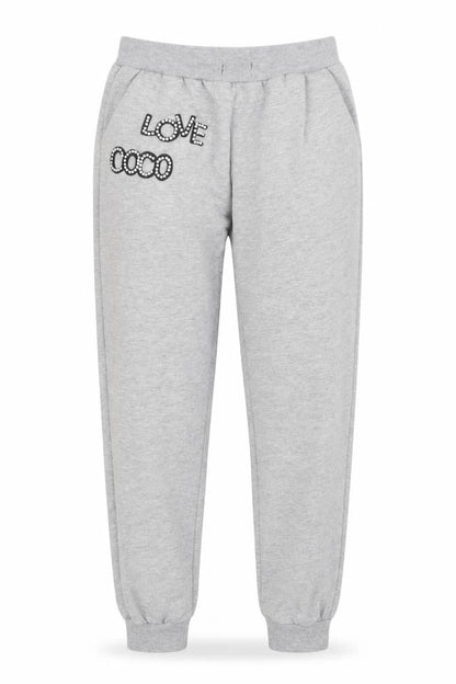 Womens UK Size S Cherry Koko Regular Fit Jogger Grey Trousers