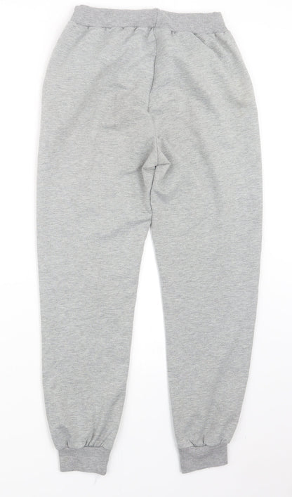 Womens UK Size S Cherry Koko Regular Fit Jogger Grey Trousers
