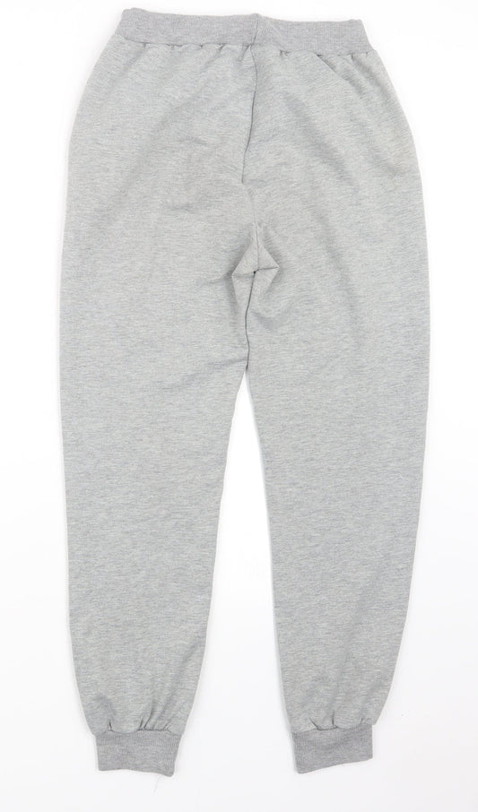 Womens UK Size S Cherry Koko Regular Fit Jogger Grey Trousers