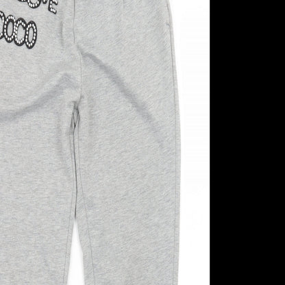 Womens UK Size S Cherry Koko Regular Fit Jogger Grey Trousers