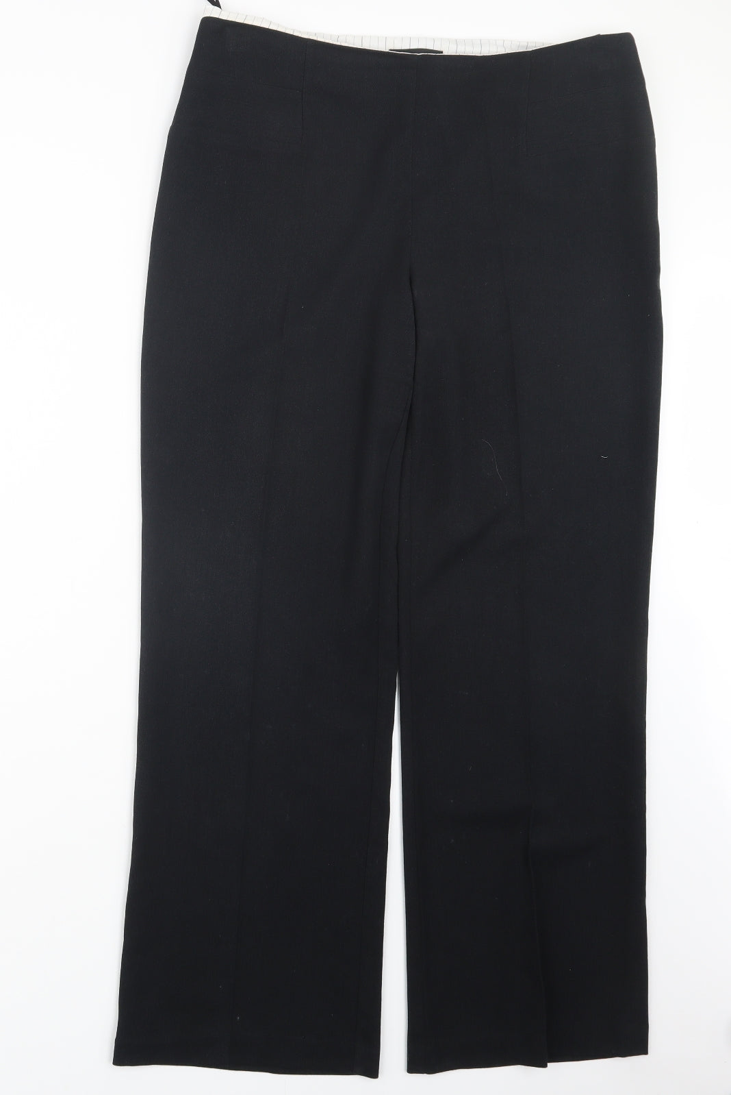 Womens UK Size 14 Marks and Spencer Regular Fit  Black Trousers