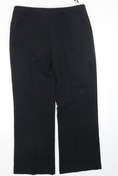 Womens UK Size 14 Marks and Spencer Regular Fit  Black Trousers