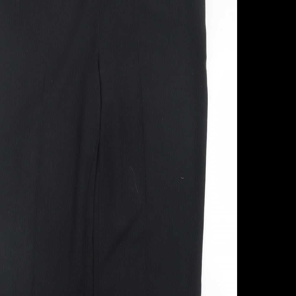Womens UK Size 14 Marks and Spencer Regular Fit  Black Trousers