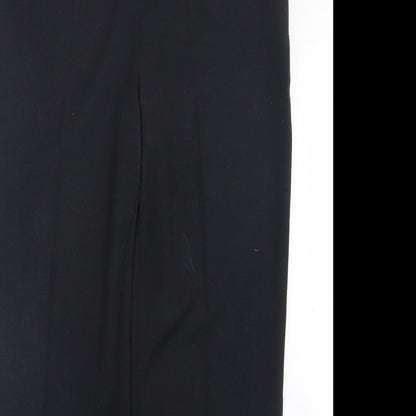 Womens UK Size 14 Marks and Spencer Regular Fit  Black Trousers