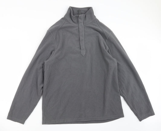 Mens UK Size L Blue Harbour Grey Pullover Sweatshirt