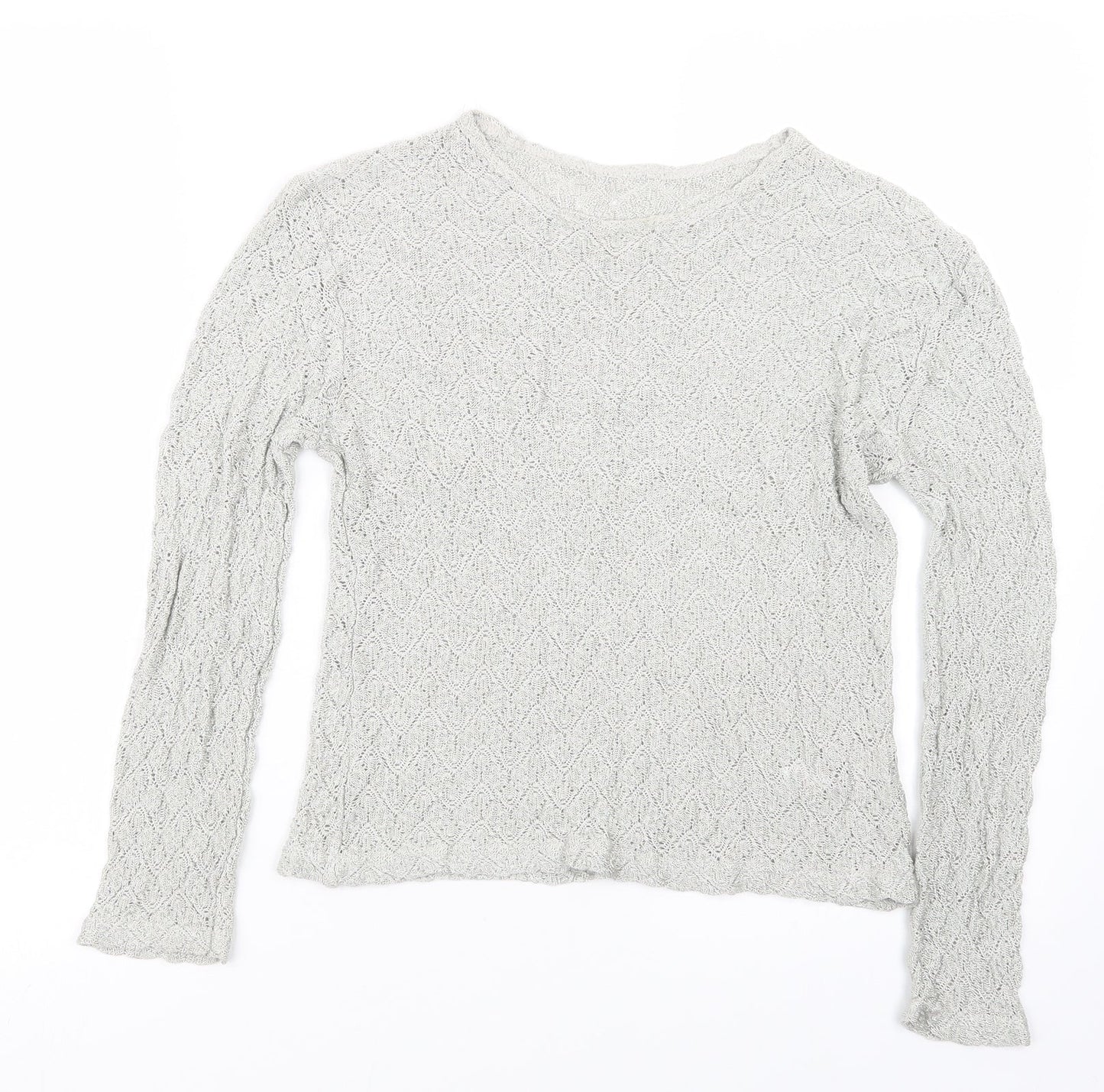 Womens UK Size 14 St Bernard Grey Pullover Jumper