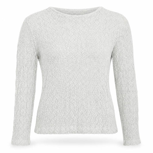 Womens UK Size 14 St Bernard Grey Pullover Jumper