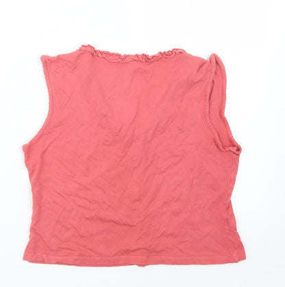 George Womens Pink   Cropped T-Shirt Size 14