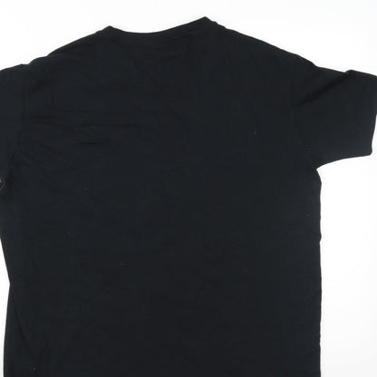 jordi nogues Mens Black    T-Shirt Size S