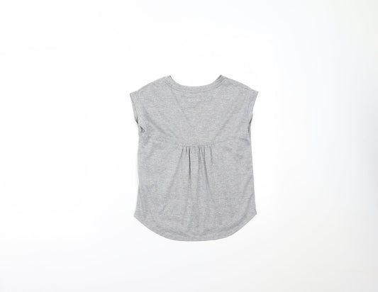 Matalan Girls Grey   Pullover T-Shirt Size 8-9 Years