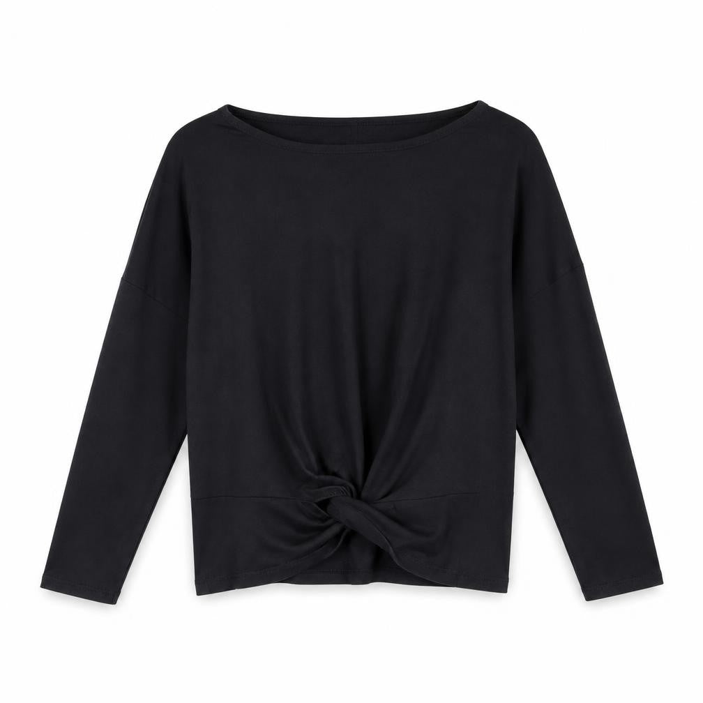 Womens UK Size S F&F Black Basic Blouse