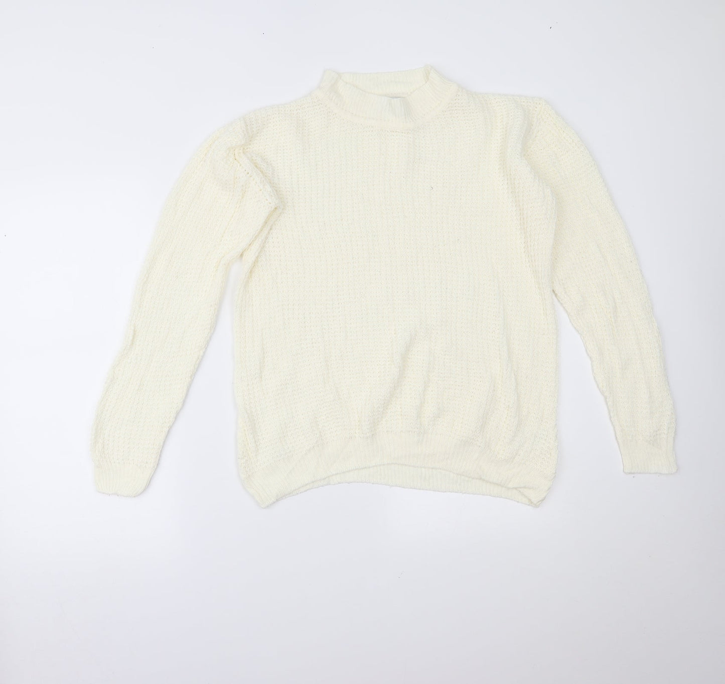 Womens UK Size 12 Damart Ivory Pullover Jumper