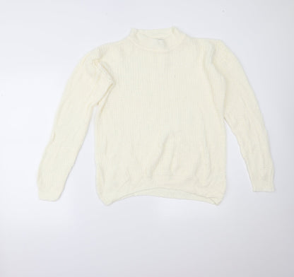Womens UK Size 12 Damart Ivory Pullover Jumper