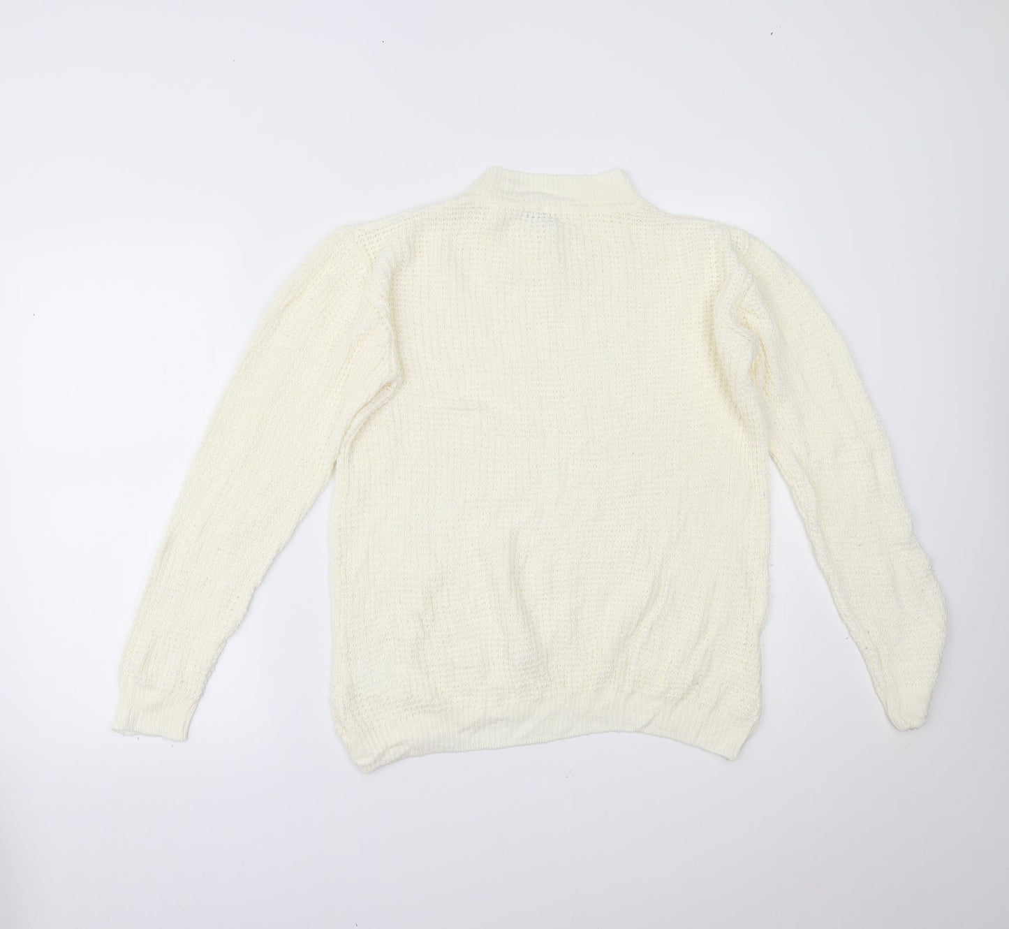 Womens UK Size 12 Damart Ivory Pullover Jumper