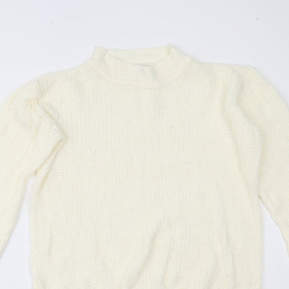 Womens UK Size 12 Damart Ivory Pullover Jumper