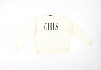 Primark Womens Ivory   Pullover Jumper Size S