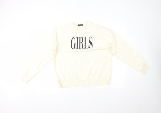 Primark Womens Ivory   Pullover Jumper Size S