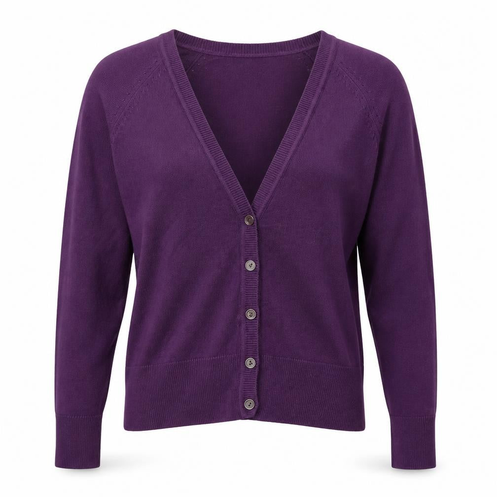 Womens UK Size 8 New Look Purple Cape Jumper