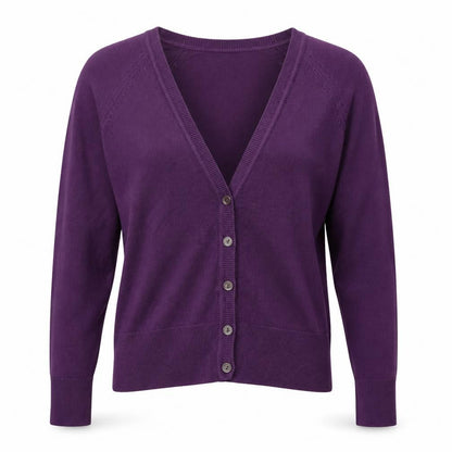 Womens UK Size 8 New Look Purple Cape Jumper