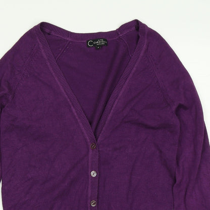 Womens UK Size 8 New Look Purple Cape Jumper